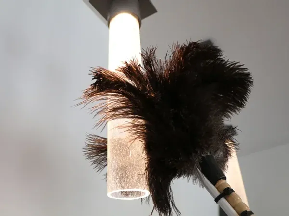 Reactiv Cleaning Solutions professional light fixture dusting